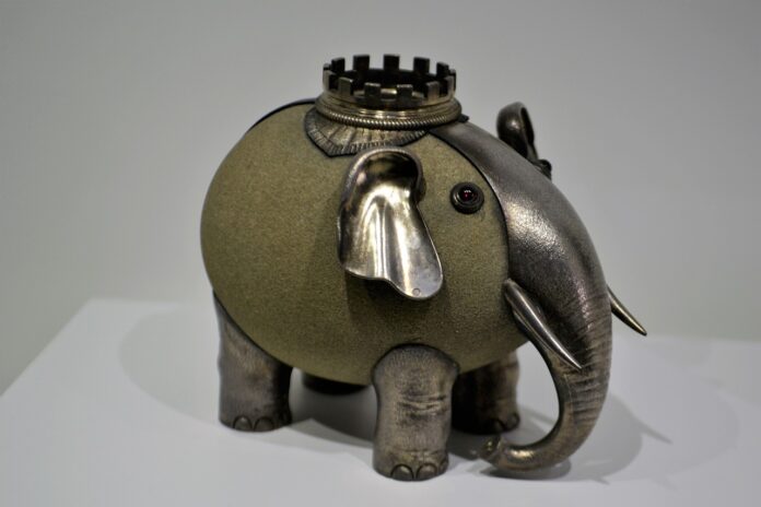 elephant, jewels, antique