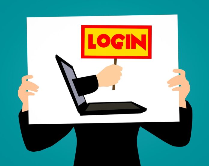 login, computer, laptop