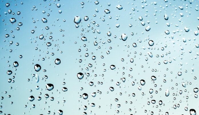 surface, rain, drops
