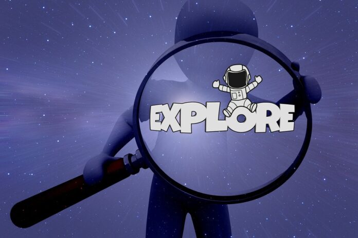 magnifying glass, looking for, discover