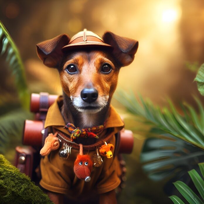 ai generated, jack russell, explorer